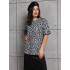Футболка "Леопард" серый женская Футболка "Леопард" серый женская